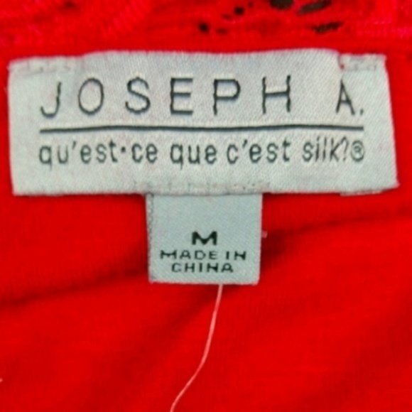 NWT! JOSEPH ALLEN - RED LACE TOP! ❤️ - Picture 3 of 4